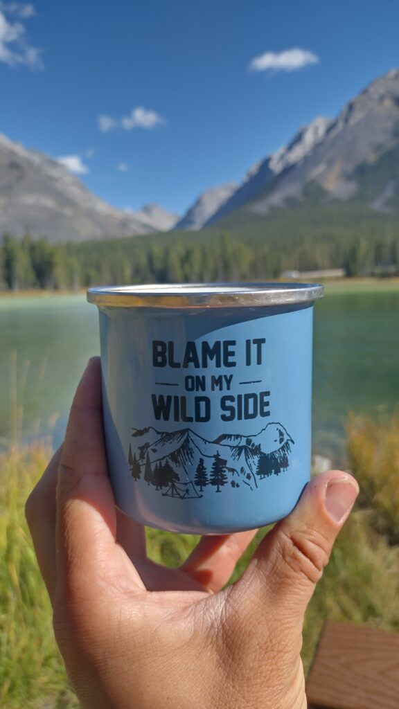 Mok met de tekst 'blame it on my wild side'